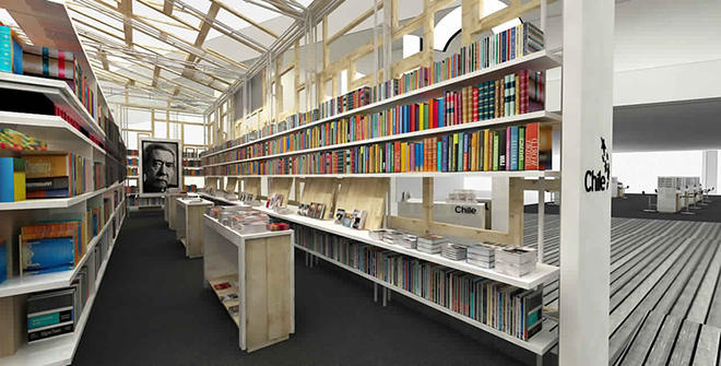 book fair shelves