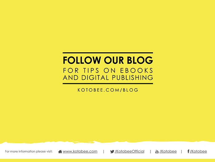 blog for tips on ebooks and digital publishing