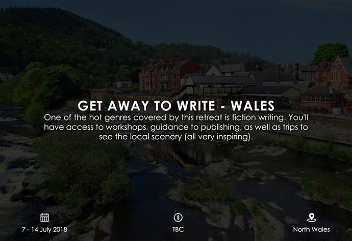 best retreats and workshops for fiction writers 2018 - Get Away to Write – Wales murphywriting.com