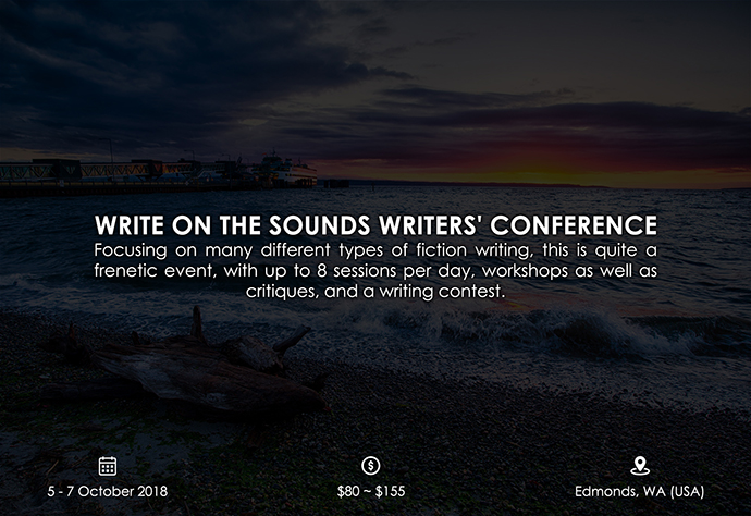 best retreats and workshops for fiction writers 2018 - Write on the Sounds Writers’ Conference writeonthesound.com