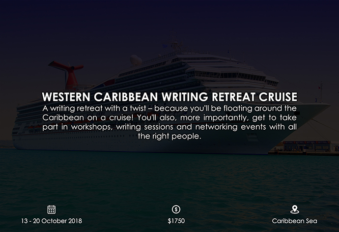 best retreats and workshops for fiction writers 2018 - Western Caribbean Writing Retreat Cruise cruisingwriters.com