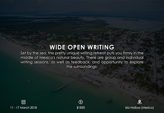 best retreats and workshops for fiction writers - Wide Open Writing wideopenwriting.com