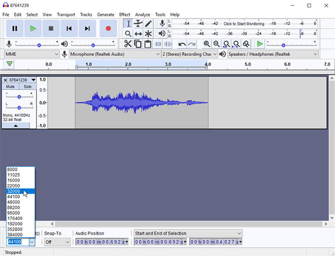 3 optimize audio file frequency