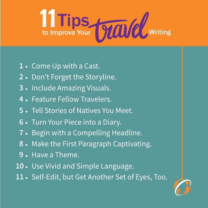 travel writing guidelines