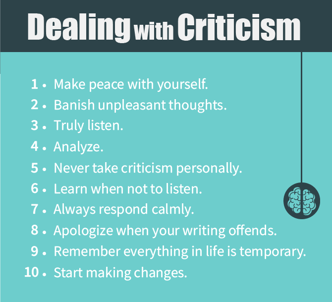 dealing criticism