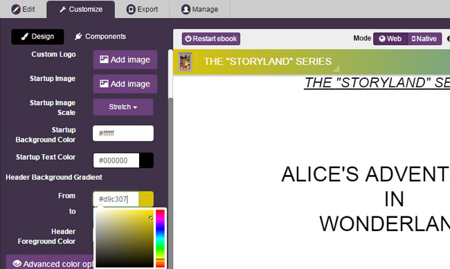 Customization and branding